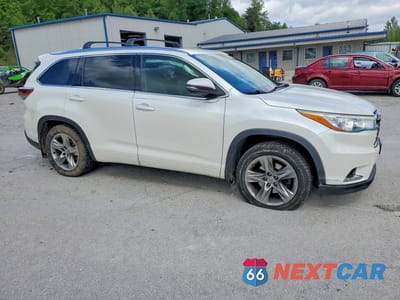 Czwarte zdjęcie samochodu z boku: 2015 TOYOTA HIGHLANDER LIMITED VIN:5TDDKRFH7FS109087 - miniatura