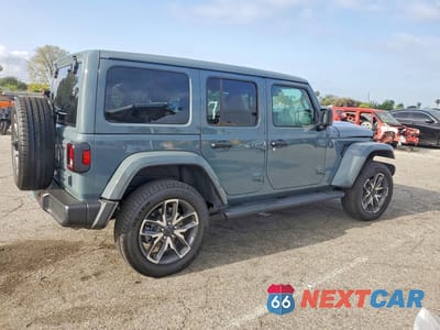 Trzecie zdjęcie samochodu z tyłu: 2024 JEEP WRANGLER 4XE VIN:1C4RJXN65RW316093 - miniatura
