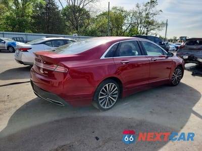 Trzecie zdjęcie samochodu z tyłu: 2017 LINCOLN MKZ SELECT VIN:3LN6L5C90HR644100 - miniatura