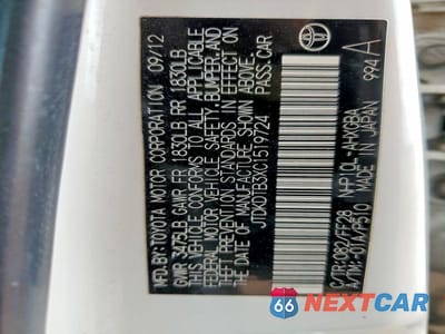 Zdjęcie 12 z 12 samochodu: 2012 TOYOTA PRIUS C THREE VIN:JTDKDTB3XC1519724 - miniatura