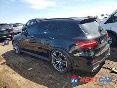 Drugie zdjęcie samochodu z przodu: 2019 MERCEDES-BENZ GLC 63 4MATIC AMG VIN:WDC0G8JB3KF490485 - miniatura