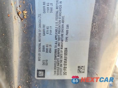 Zdjęcie 12 z 12 samochodu: 2010 CHEVROLET CAMARO LT VIN:2G1FB1EV6A9195584 - miniatura