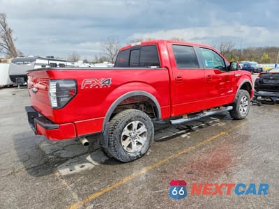 Trzecie zdjęcie samochodu z tyłu: 2012 FORD F150 SUPERCREW VIN:1FTFW1ET6CKE34580 - miniatura