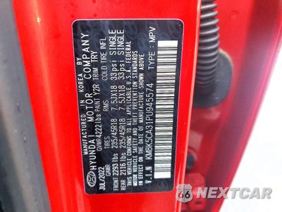 Zdjęcie 12 z 12 samochodu: 2023 HYUNDAI KONA VIN:KM8K5CA31PU945574 - miniatura