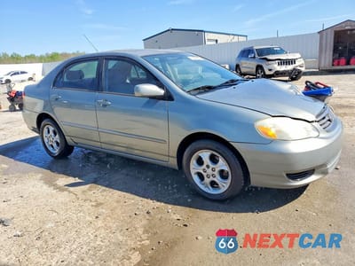Czwarte zdjęcie samochodu z boku: 2003 TOYOTA COROLLA LE VIN:2T1BR38E33C069260 - miniatura