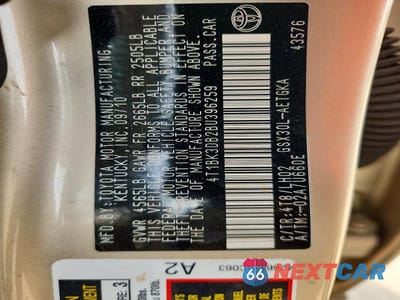 Zdjęcie 13 z 13 samochodu: 2011 TOYOTA AVALON BASE VIN:4T1BK3DB2BU396259 - miniatura