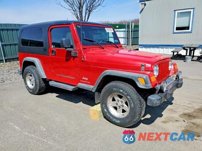 Czwarte zdjęcie samochodu z boku: 2005 JEEP WRANGLER / TJ UNLIMITED VIN:1J4FA44SX5P362937 - miniatura