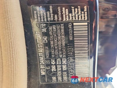 Zdjęcie 12 z 12 samochodu: 2011 MERCEDES-BENZ C 300 VIN:WDDGF5EB1BR140311 - miniatura