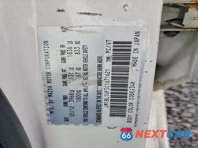 Zdjęcie 13 z 13 samochodu: 2012 MAZDA 3 I VIN:JM1BL1UF5C1671621 - miniatura