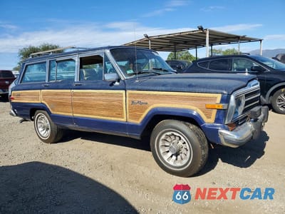 Czwarte zdjęcie samochodu z boku: 1987 JEEP WAGONEER VIN:1JCNJ15U5HT000489 - miniatura