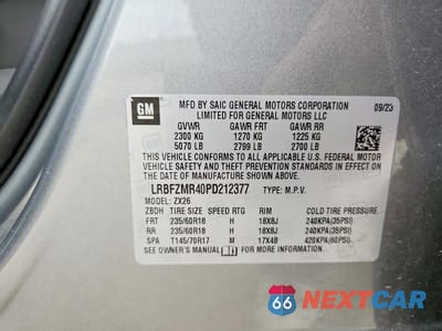 Zdjęcie 13 z 13 samochodu: 2023 BUICK ENVISION PREFERRED VIN:LRBFZMR40PD212377 - miniatura