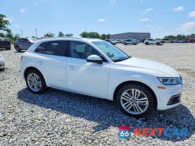 Czwarte zdjęcie samochodu z boku: 2019 AUDI Q5 PREMIUM PLUS VIN:WA1BNAFY4K2038281 - miniatura
