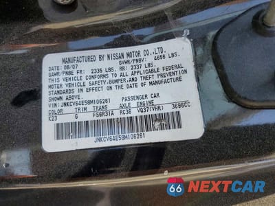 Zdjęcie 13 z 13 samochodu: 2008 INFINITI G37 BASE VIN:JNKCV64E58M106261 - miniatura