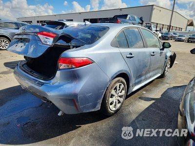 Trzecie zdjęcie samochodu z tyłu: 2020 TOYOTA COROLLA LE VIN:JTDEPRAE8LJ059487 - miniatura