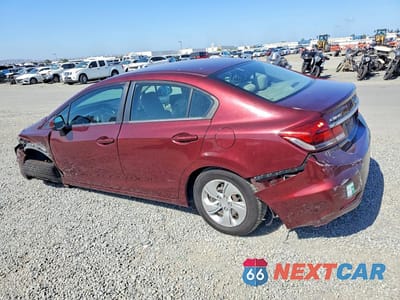 Drugie zdjęcie samochodu z przodu: 2013 HONDA CIVIC LX VIN:19XFB2F50DE061560 - miniatura