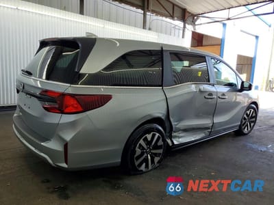 Trzecie zdjęcie samochodu z tyłu: 2025 HONDA ODYSSEY EXL VIN:5FNRL6H67SB051462 - miniatura