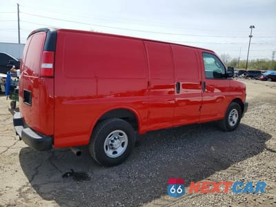 Trzecie zdjęcie samochodu z tyłu: 2018 CHEV EXPRESS G2500 VIN:1GCWGAFP0J1239950 - miniatura