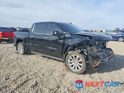 Czwarte zdjęcie samochodu z boku: 2019 CHEVROLET SILVERADO K1500 HIGH COUNTRY VIN:1GCUYHEL4KZ378218 - miniatura