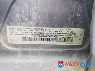 Zdjęcie 12 z 12 samochodu: 2008 VOLKSWAGEN JETTA SE VIN:3VWRM71K38M163011 - miniatura