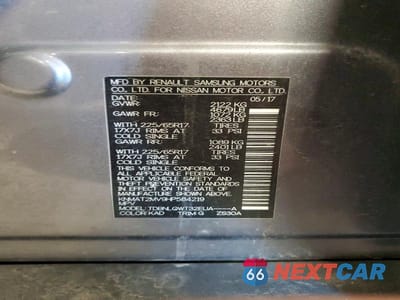 Zdjęcie 13 z 13 samochodu: 2017 NISSAN ROGUE SV VIN:KNMAT2MV9HP584219 - miniatura