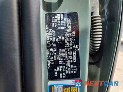 Zdjęcie 12 z 12 samochodu: 2024 KIA NIRO WIND VIN:KNDCR3L16R5120930 - miniatura