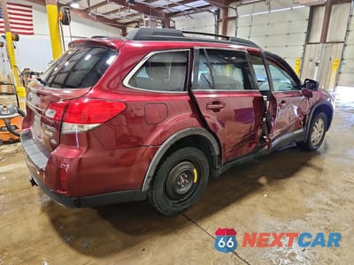 Trzecie zdjęcie samochodu z tyłu: 2011 SUBARU OUTBACK 2.5I PREMIUM VIN:4S4BRBGCXB3337931 - miniatura