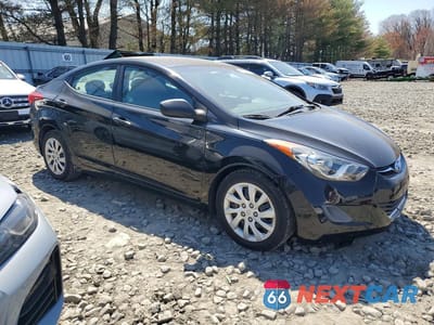 Czwarte zdjęcie samochodu z boku: 2011 HYUNDAI ELANTRA GLS VIN:5NPDH4AE9BH019552 - miniatura