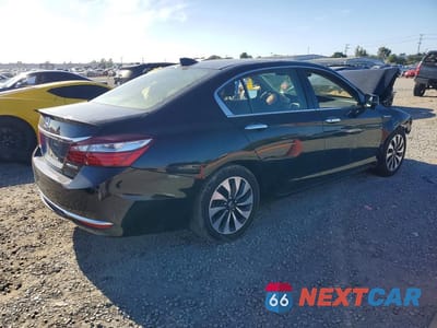 Trzecie zdjęcie samochodu z tyłu: 2017 HONDA ACCORD HYBRID VIN:JHMCR6F38HC022103 - miniatura