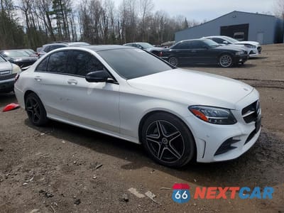 Czwarte zdjęcie samochodu z boku: 2021 MERCEDES-BENZ C300 4MATIC 4DR VIN:W1KWF8EB7MR647715 - miniatura