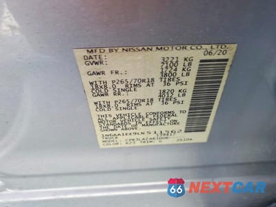 Zdjęcie 13 z 13 samochodu: 2020 NISSAN TITAN S VIN:1N6AA1EE9LN511562 - miniatura