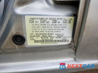 Zdjęcie 12 z 12 samochodu: 2004 NISSAN SENTRA 1.8 VIN:3N1CB51D34L481363 - miniatura