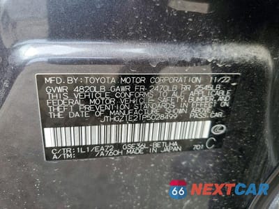 Zdjęcie 12 z 12 samochodu: 2023 LEXUS IS 350 F SPORT VIN:JTHGZ1E21P5028499 - miniatura