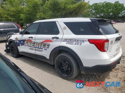 Drugie zdjęcie samochodu z przodu: 2021 FORD EXPLORER POLICE INTERCEPTOR VIN:1FM5K8AC3MNA02451 - miniatura