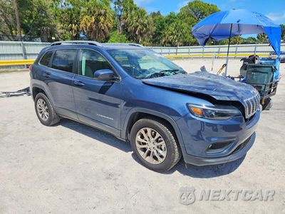 Czwarte zdjęcie samochodu z boku: 2021 JEEP CHEROKEE LATITUDE LUX VIN:1C4PJLMX1MD106895 - miniatura