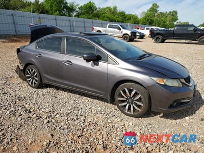 Czwarte zdjęcie samochodu z boku: 2014 HONDA CIVIC EXL VIN:19XFB2F94EE083713 - miniatura