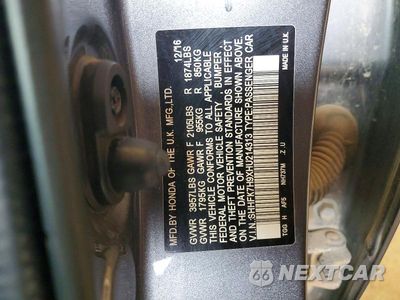 Zdjęcie 13 z 13 samochodu: 2017 HONDA CIVIC VIN:SHHFK7H9XHU214313 - miniatura