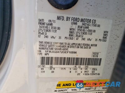 Zdjęcie 13 z 13 samochodu: 2016 FORD EXPEDITION LIMITED VIN:1FMJU2AT2GEF10596 - miniatura