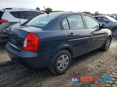 Trzecie zdjęcie samochodu z tyłu: 2009 HYUNDAI ACCENT GLS VIN:KMHCN46C09U297974 - miniatura