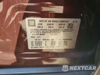 Zdjęcie 13 z 13 samochodu: 2018 BUICK ENCORE SPORT TOURING VIN:KL4CJ2SB1JB656857 - miniatura