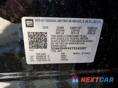 Zdjęcie 14 z 14 samochodu: 2026 CHEVROLET BLAZER 2LT VIN:3GNKBHR4XTS141007 - miniatura