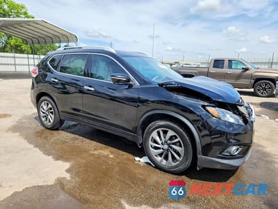 Czwarte zdjęcie samochodu z boku: 2014 NISSAN ROGUE S VIN:5N1AT2MT8EC784621 - miniatura