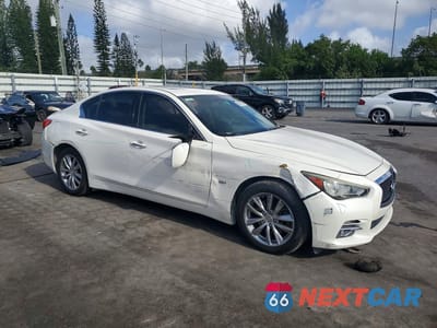 Czwarte zdjęcie samochodu z boku: 2016 INFINITI Q50 3.0T PREMIUM VIN:JN1EV7AP5GM304037 - miniatura