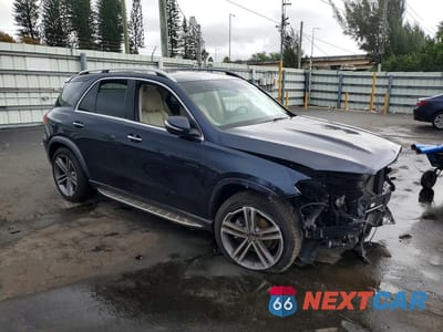Czwarte zdjęcie samochodu z boku: 2022 MERCEDES-BENZ GLE 350 VIN:4JGFB4JB8NA799034 - miniatura