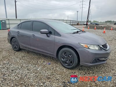 Czwarte zdjęcie samochodu z boku: 2014 HONDA CIVIC LX VIN:19XFB2F51EE048768 - miniatura