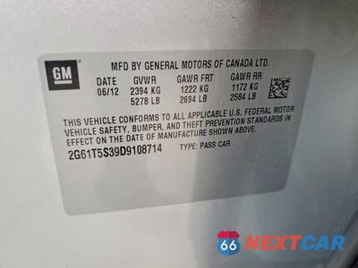 Zdjęcie 13 z 13 samochodu: 2013 CADILLAC XTS PREMIUM COLLECTION VIN:2G61T5S39D9108714 - miniatura