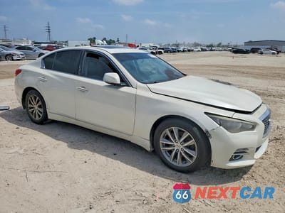 Czwarte zdjęcie samochodu z boku: 2016 INFINITI Q50 3.0T PREMIUM VIN:JN1EV7AR4GM345180 - miniatura