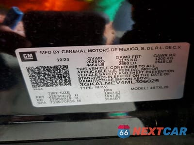 Zdjęcie 13 z 13 samochodu: 2021 GMC TERRAIN SLE VIN:3GKALMEV4ML306025 - miniatura