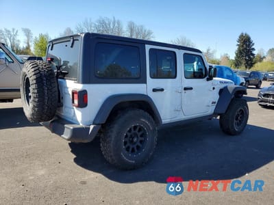 Trzecie zdjęcie samochodu z tyłu: 2023 JEEP WRANGLER RUBICON VIN:1C4HJXFG0PW601249 - miniatura