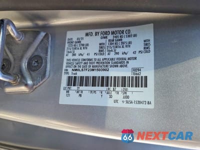 Zdjęcie 13 z 13 samochodu: 2021 FORD TRANSIT CONNECT XLT UTILITY / SERVICE VAN VIN:NM0LS7F23M1503902 - miniatura