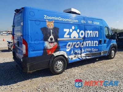 Trzecie zdjęcie samochodu z tyłu: 2023 RAM PROMASTER 3500 CARGO ** R & D * PRI FLEET ** VIN:3C6MRVJGXPE512342 - miniatura